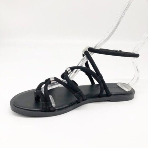 REBECCA MINKOFF Sarle Strappy Black Sandal - Picture 3 of 8